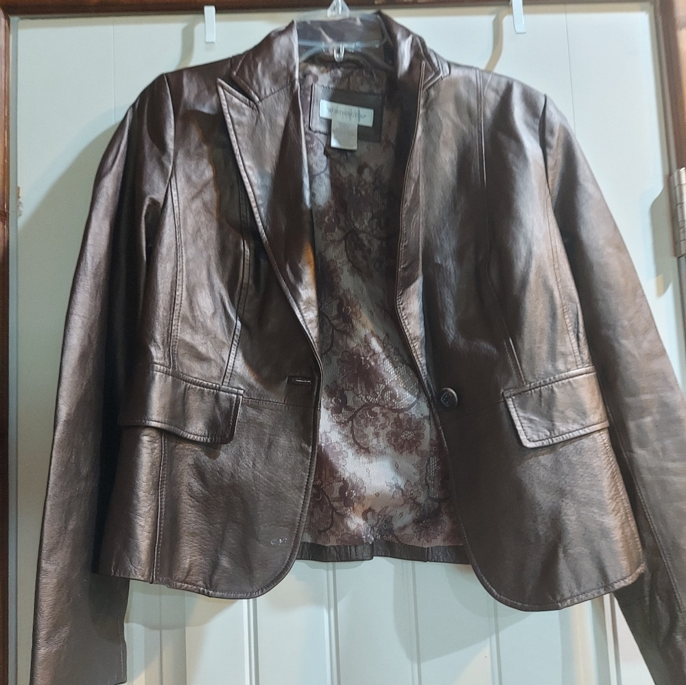 Leather jacket